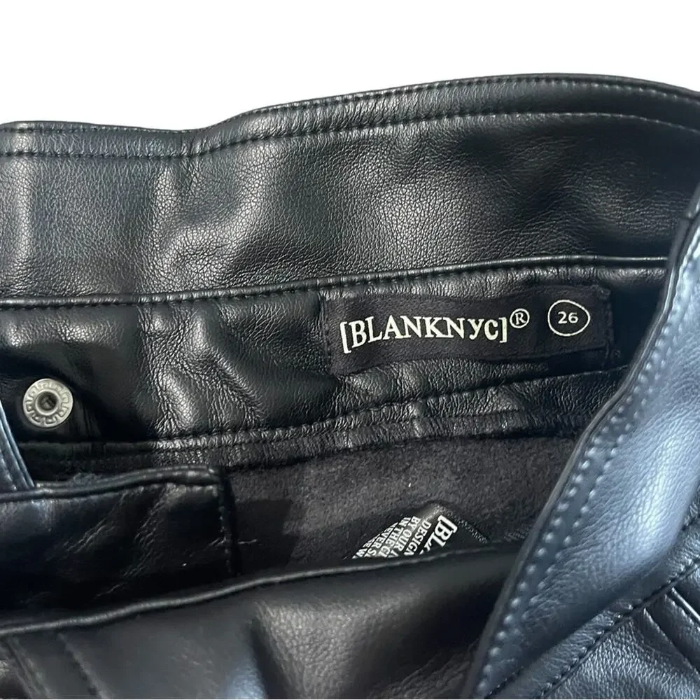 NWT! Blank NYC Suspicious Mind Black Pant - Size 26 - Picture 10 of 10